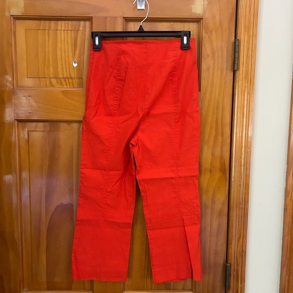 Maeve By Anthropologie Women’s Cropped Linen Stretchy Pants Sz 4 NWT - Picture 5 of 7
